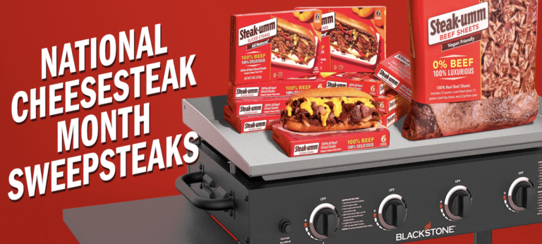 Steak-Umm® National Philly Cheesesteak Day Giveaway – Win a Blackstone Griddle!