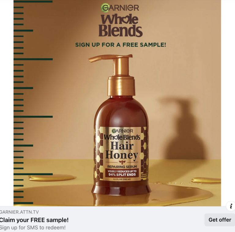 Get a Free Garnier Hair Honey Serum Sample! Here’s How to Claim Yours