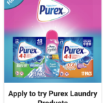 Get Free Purex Laundry Products to Test & Review!
