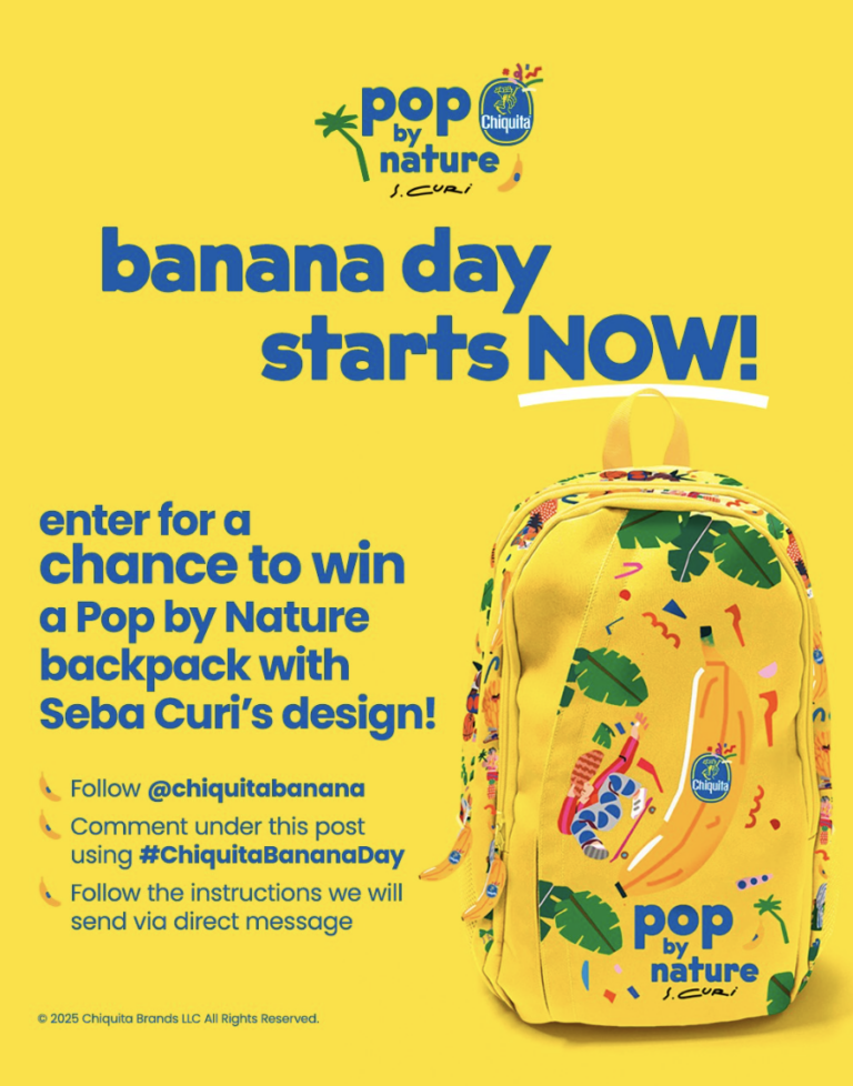 Chiquita Is Giving Away 1,000 Backpacks in Their New Daily Sweepstakes