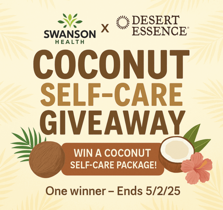 Win a Coconut Self-Care Package in the Swanson Health x Desert Essence Giveaway