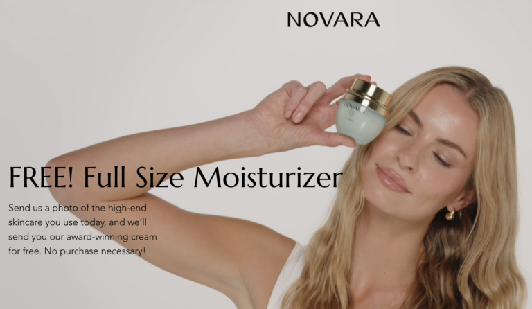 Get a FREE Moisturizer from NovaRa Beauty