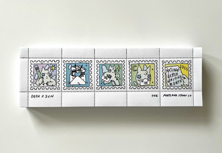 Free Stamp Sheet for National Letter Writing Month (April 2025)