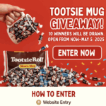 Tootsie Roll Mug Giveaway – 10 Winners Will Score Candy & Collectible Mugs!
