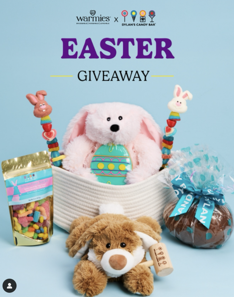 Win the Ultimate Easter Basket from Warmies & Dylan’s Candy Bar (4 Winners!)