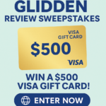 Win a $500 Visa Gift Card in the Glidden Review Sweepstakes