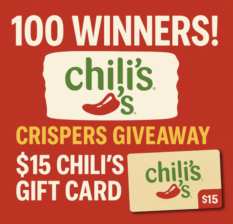 So You Think You’re Crispy Enough to Win Chili’s Giveaway?