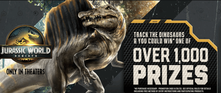 Win a Jurassic World Theme Park Trip in the 2025 Quaker Instant Win Game