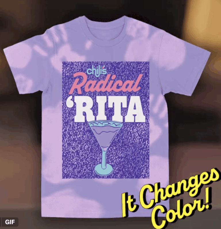 Chili’s Radical ‘Rita Giveaway Is Serving ’90s Nostalgia — Here’s How to Win a Color-Changing Shirt