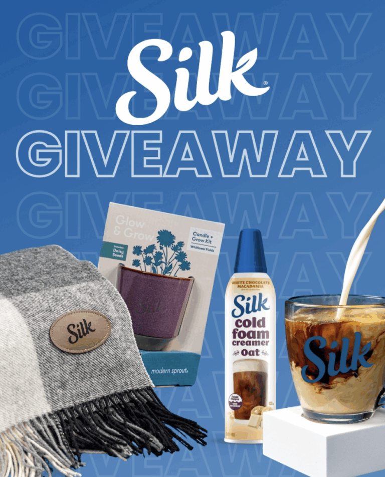Win the Silk Cozy Coffee Kit – Blanket, Mug, Candle & Creamer Up for Grabs!