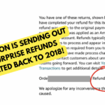 Amazon Surprises Customers with Refunds for Returns from Years Ago