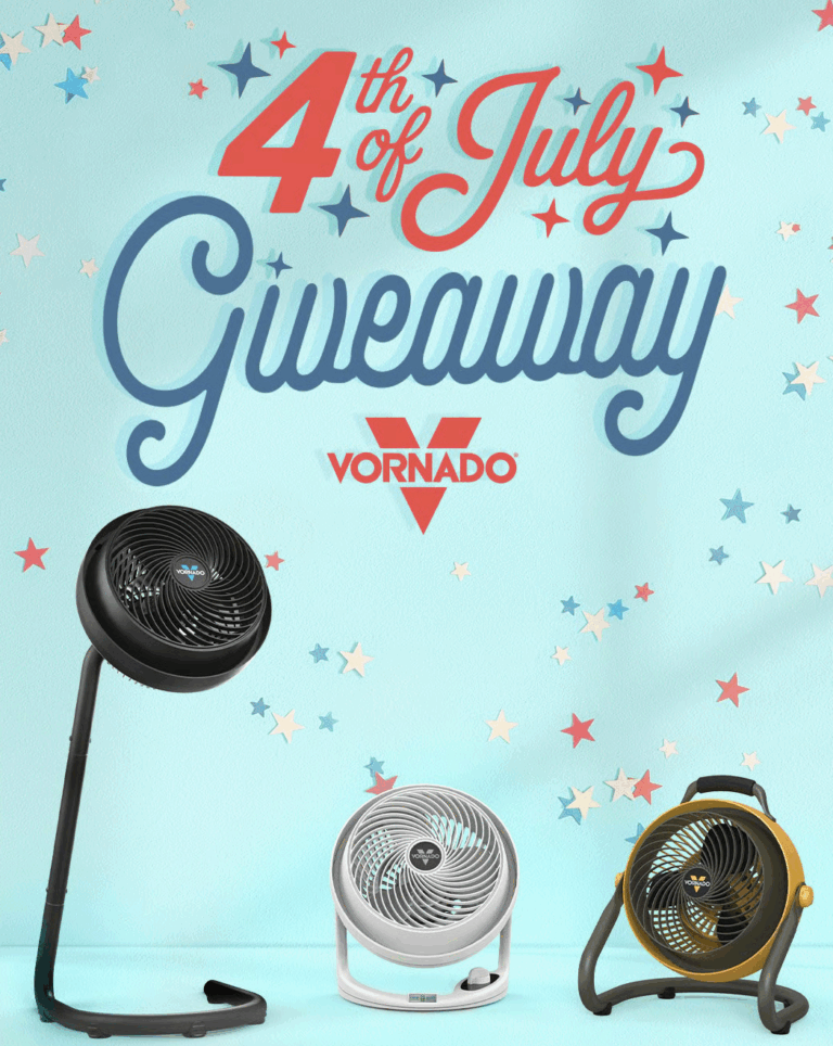 Win a Vornado Fan, Humidifier, or Aromatherapy Air Circulator – 2025 4th of July Giveaway