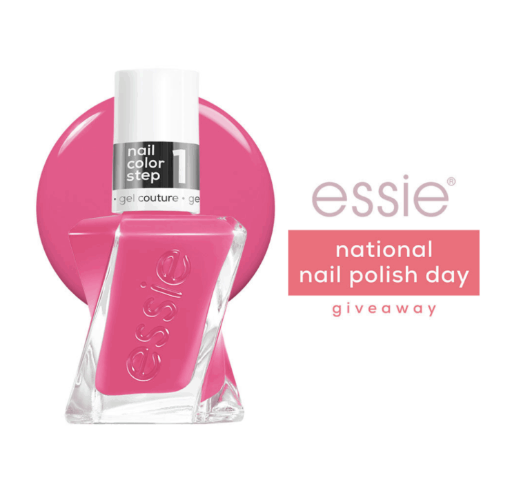 FREE Essie Gel in Pinky Ring — 5,000 Samples Available for National Nail Polish Day!