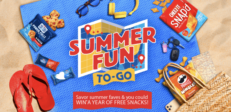 Win Pringles & Cheez-It Prizes in the 2025 Summer Fun! To-Go Sweepstakes (Up to 20 Entries!)
