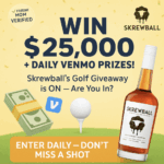 Win $25,000 Cash & Instant Prizes in the Skrewball Skrew A’ Round Golf Sweepstakes