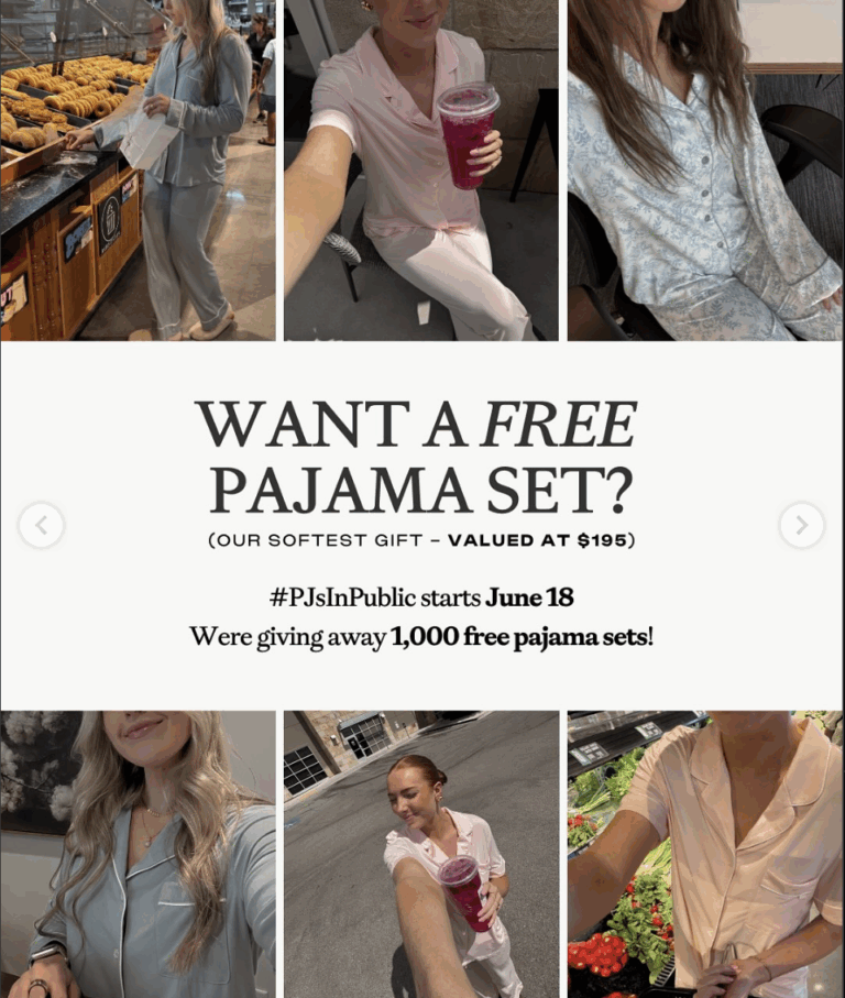 FREE Bamboo Pajama Set – First 1,000