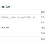 Free Leather Passport Holder