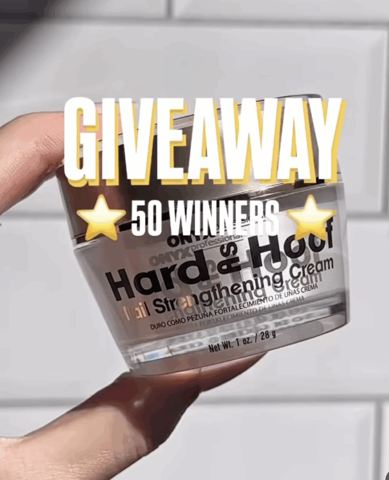 50 Winners Get Free Nail Strengthener in the 2025 Onyx Brands Hard as Hoof Giveaway