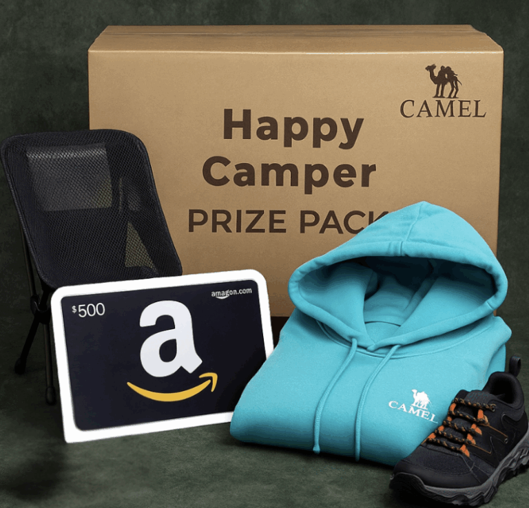 Win a Tent, Camping Chair, or $500 Amazon Gift Card