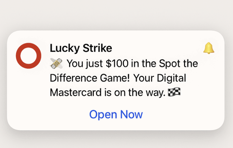 Win $15,000 Cash or $100 Instantly in the Lucky Strike Spot the Difference Sweepstakes