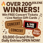 Win Concerts For a Year + $150 Live Nation Codes in Jolene Coffee Sweepstakes 2025