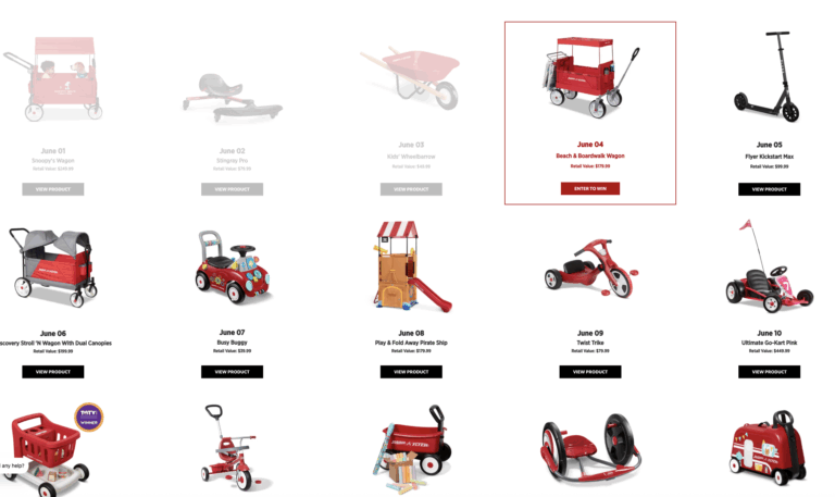 Radio Flyer Countdown to Spring Giveaway Sweepstakes (Daily Entry!) – Win Free Toys!