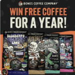 Win Free Coffee for a Year from Bones Coffee! 1-Time Entry Ends July 20th