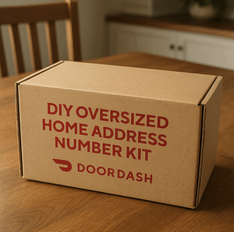 Win a Custom Address Sign Set in DoorDash’s New One-Time Entry Sweepstakes!