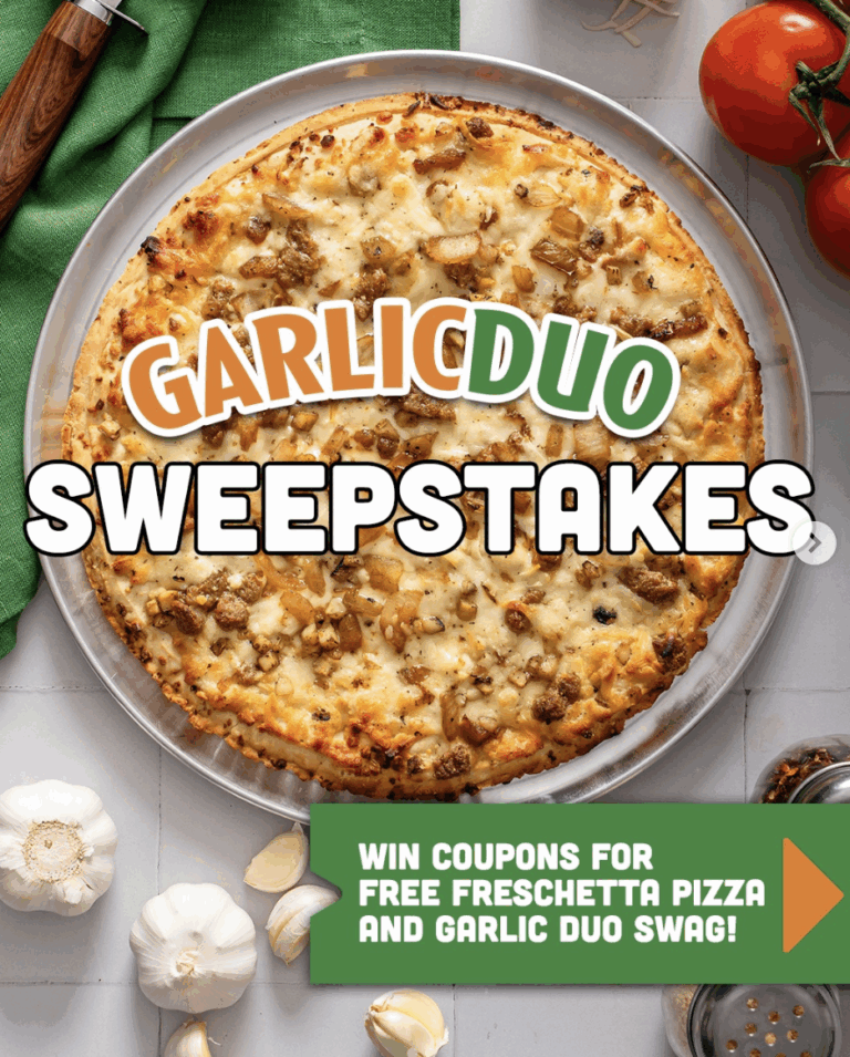Free Freschetta Pizza Giveaway – Enter to Win Garlic Duo Swag & Coupons