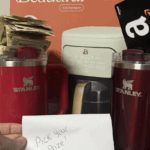 Win a Coffee Maker, Stanley Tumbler and your choice of Cash or an Amazon Gift Card