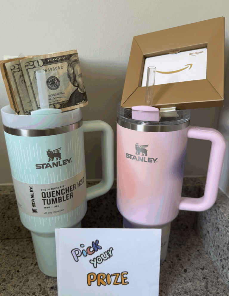 Stanley Tumbler Cash or Amazon Card