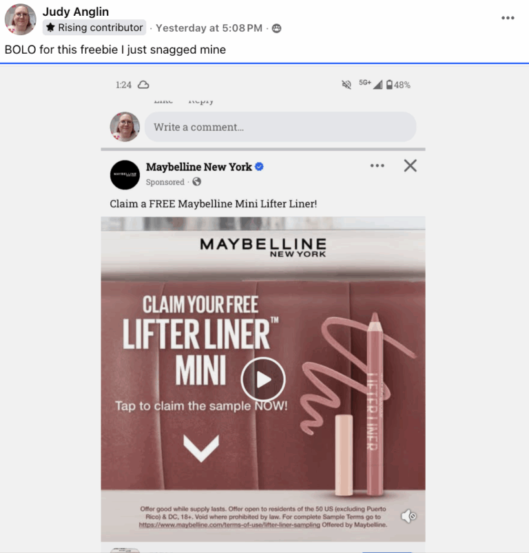 How to Score a Free Maybelline Lifter Liner Mini (Yes, It’s Real!)