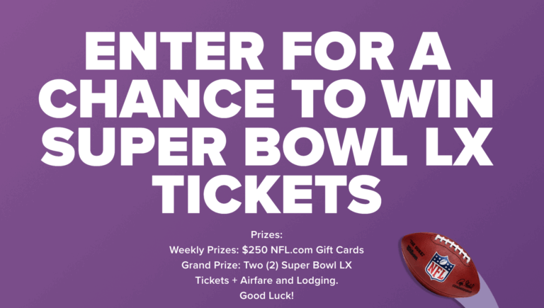 Win Super Bowl Tickets & NFL Gift Cards – Barefoot 2025 NFL Sweepstakes