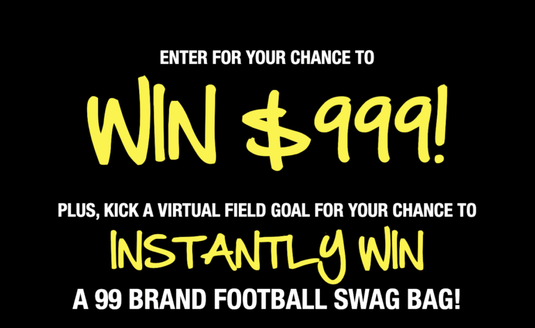 99 Brand Football Promotion: Play Daily for Instant Wins and a $999 Grand Prize