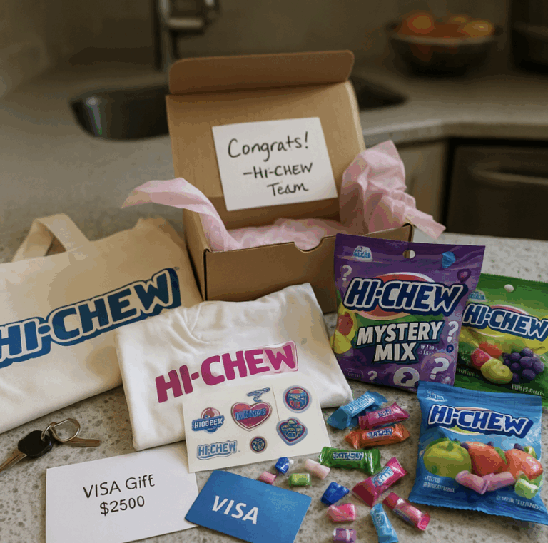 HI-CHEW House of Mystery Flavor Guessing Game: $2,500 Gift Card + Candy Swag Awaits