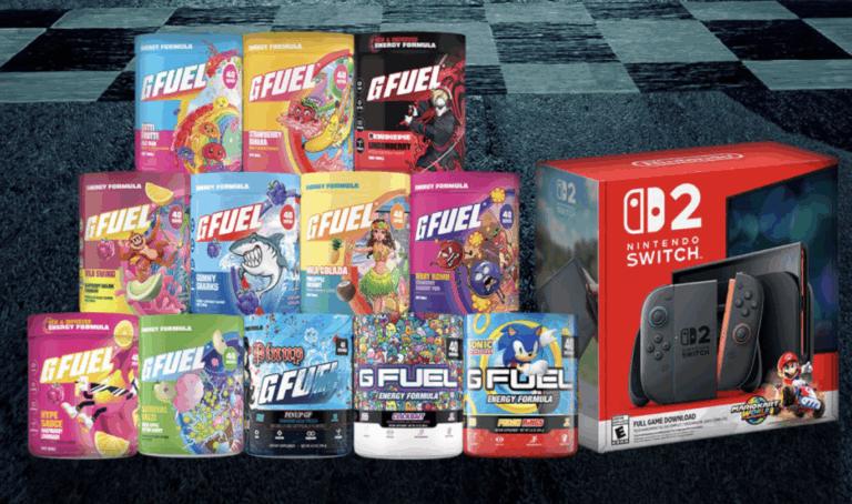 G FUEL National Video Game Day Giveaway: Win a Nintendo Switch 2 Mario Kart Bundle + Year of G FUEL