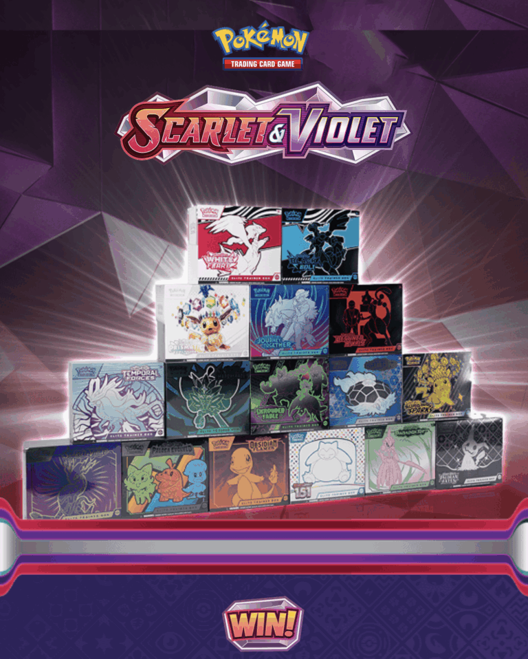 Pokémon TCG Scarlet & Violet Sweepstakes: Win Every Elite Trainer Box