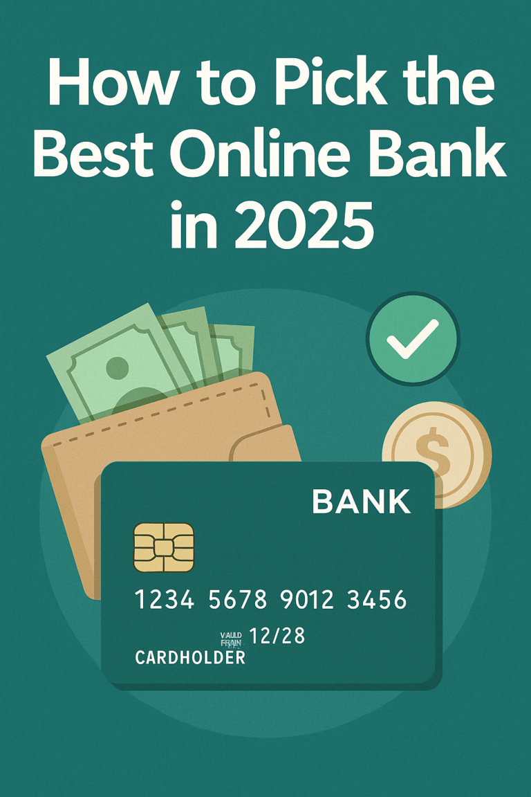 How to Pick the Best Online Bank in 2025: Features, Fees & Smart Choices (+ win $1,000)