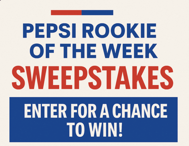 Pepsi Rookie of the Week Sweepstakes: Win $25 Gift Cards Every Week