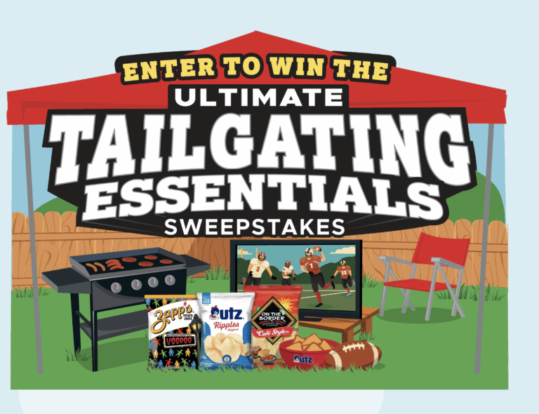 Ultimate Tailgating Sweepstakes: Win a $2,400 Prize Pack from Utz, Zapp’s & On the Border