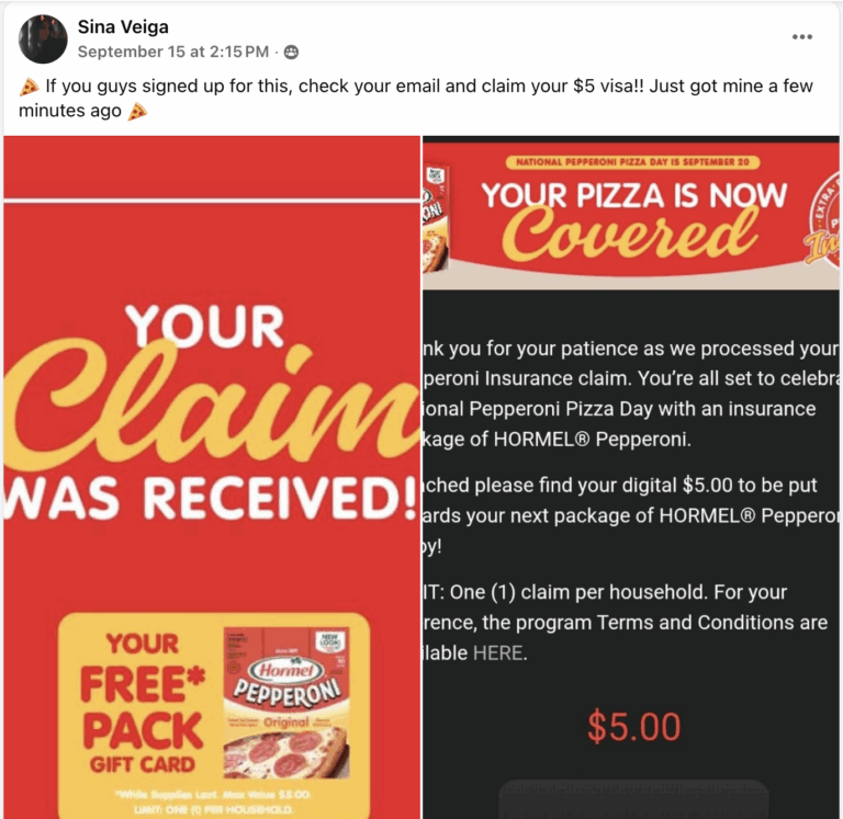 HORMEL® National Pepperoni Pizza Day Sweepstakes: Win a Free Pepperoni Prize