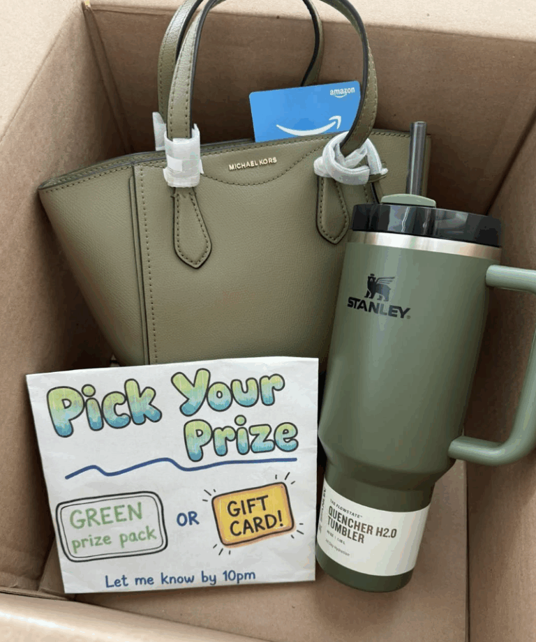 Green Prize Pack or Amazon Card