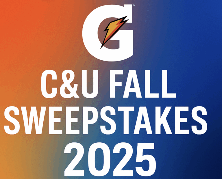 2025 Gatorade C&U Fall Sweepstakes — Daily Entry for $50 Gift Cards