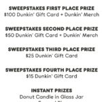 Win JetBlue Flights, Dunkin’ Prizes & Instant Wins in the Dunkin’ Cozy Connect Game