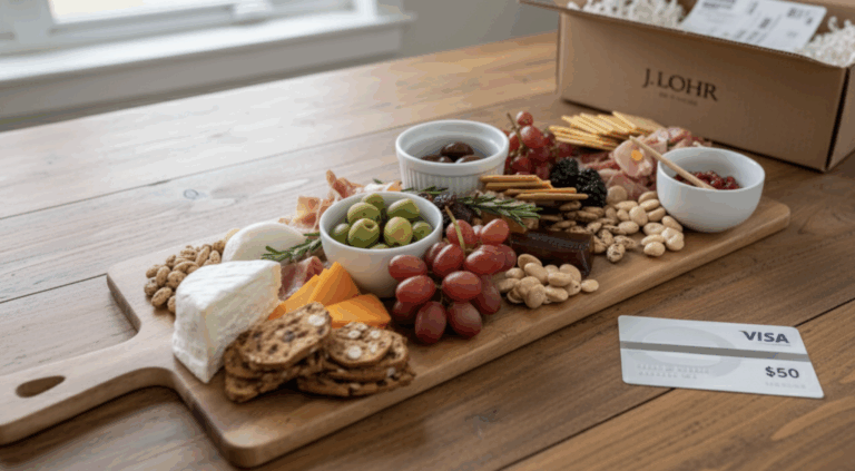 Win a $100 Holiday Charcuterie Set in the J. Lohr Grateful Holiday Giveaway
