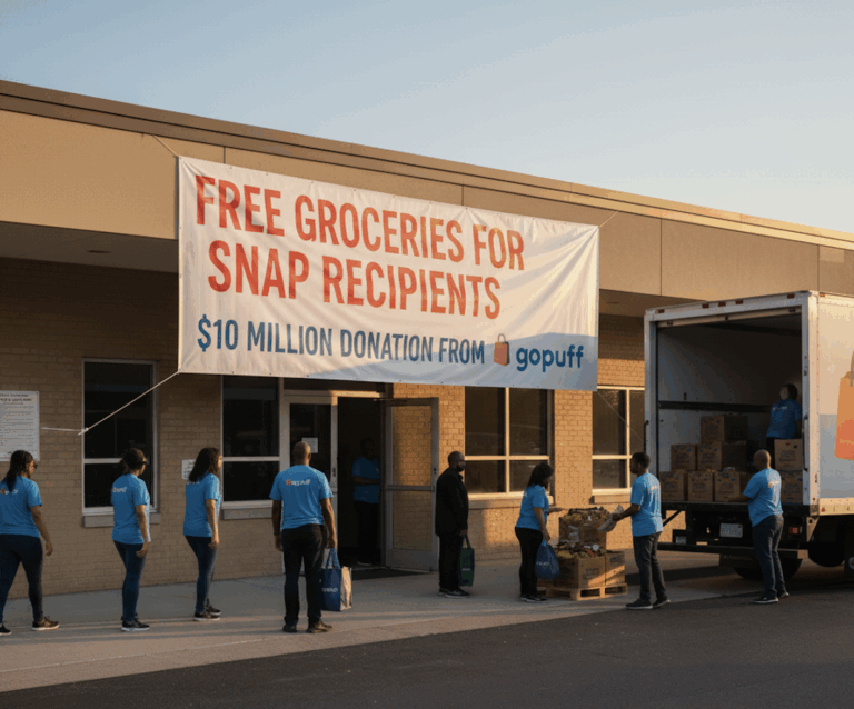 GoPuff Offers $50 in Free Groceries to SNAP Recipients Facing November Benefit Halt