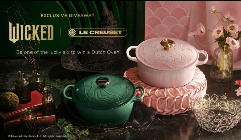 Win a Limited-Edition Wicked x Le Creuset Dutch Oven in the Simon Sweepstakes