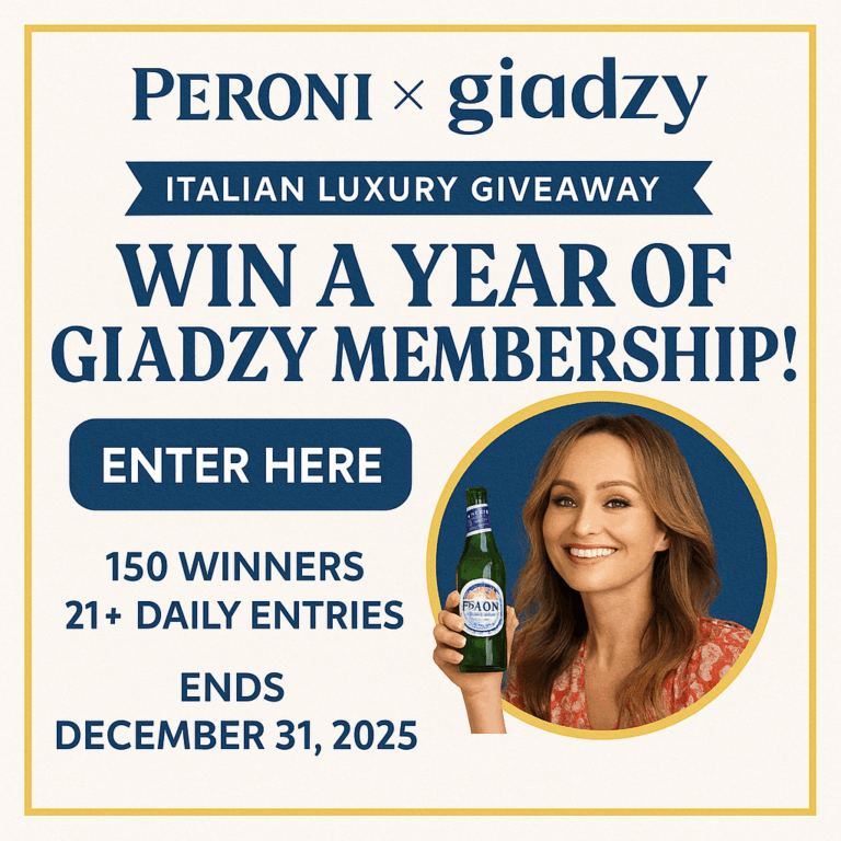 Host the Ultimate Italian Aperitivo Night at Home (+ Enter the Peroni x Giadzy Sweepstakes)