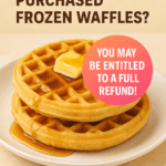 Frozen Waffle Recall Settlement: $4 M Refunds for Purchasers of TreeHouse Foods Products