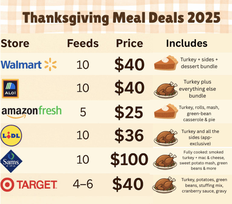 We compared every major Thanksgiving 2025 meal deal. Here’s who wins: